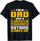 Programmer Software Developer Computer Engineer Father's Day T-Shirt - T-Shirt | Black