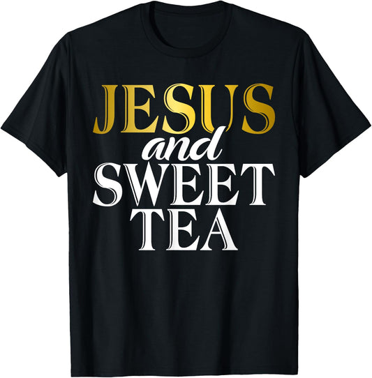 Jesus and Sweet Tea T-Shirt - T-Shirt | Black