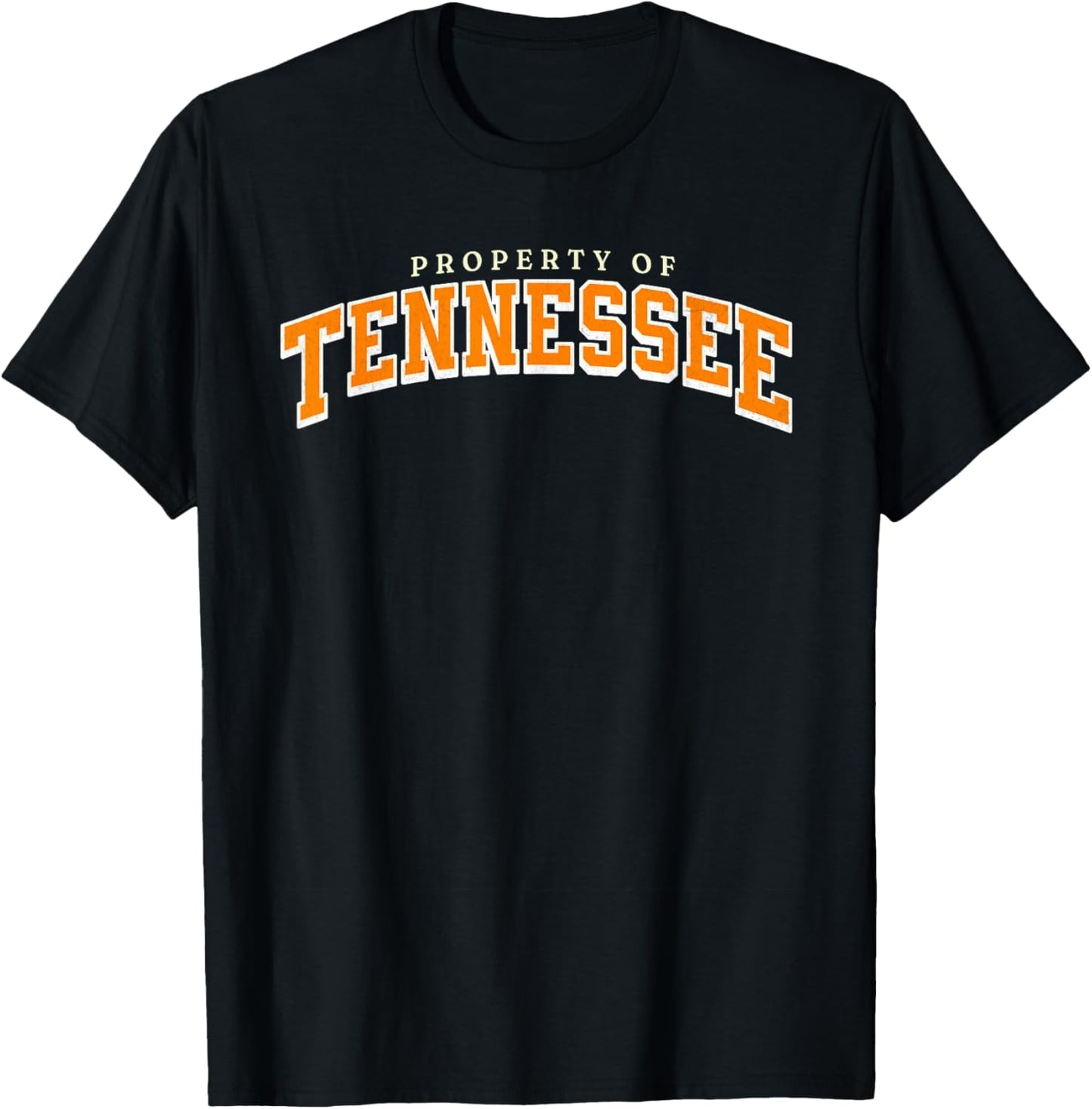 Retro Tennessee TN Orange Vintage Design Classic Tennessee T-Shirt - T-Shirt | Black