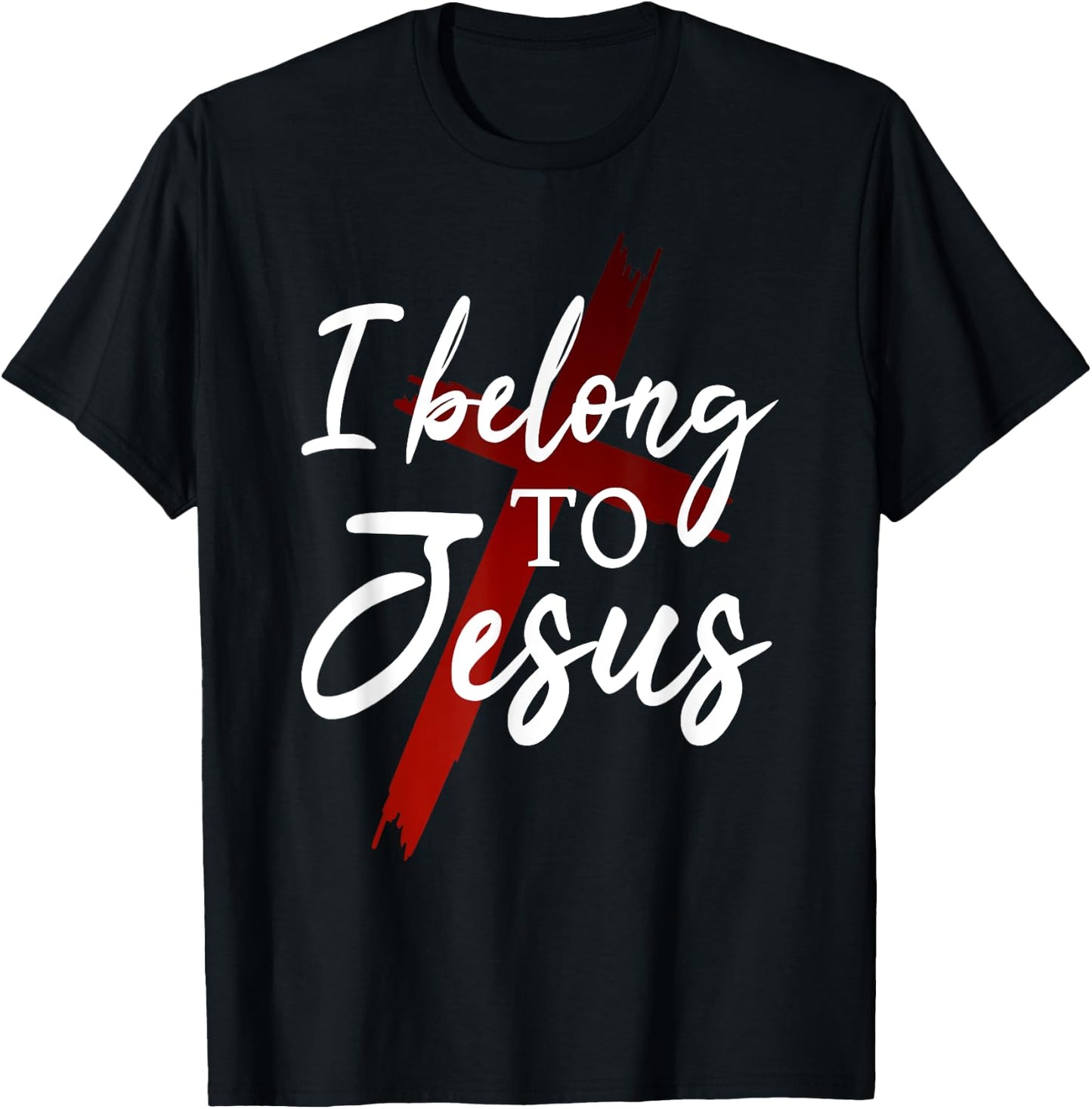 Christian God Faith I belong to jesus T-Shirt - T-Shirt | Black
