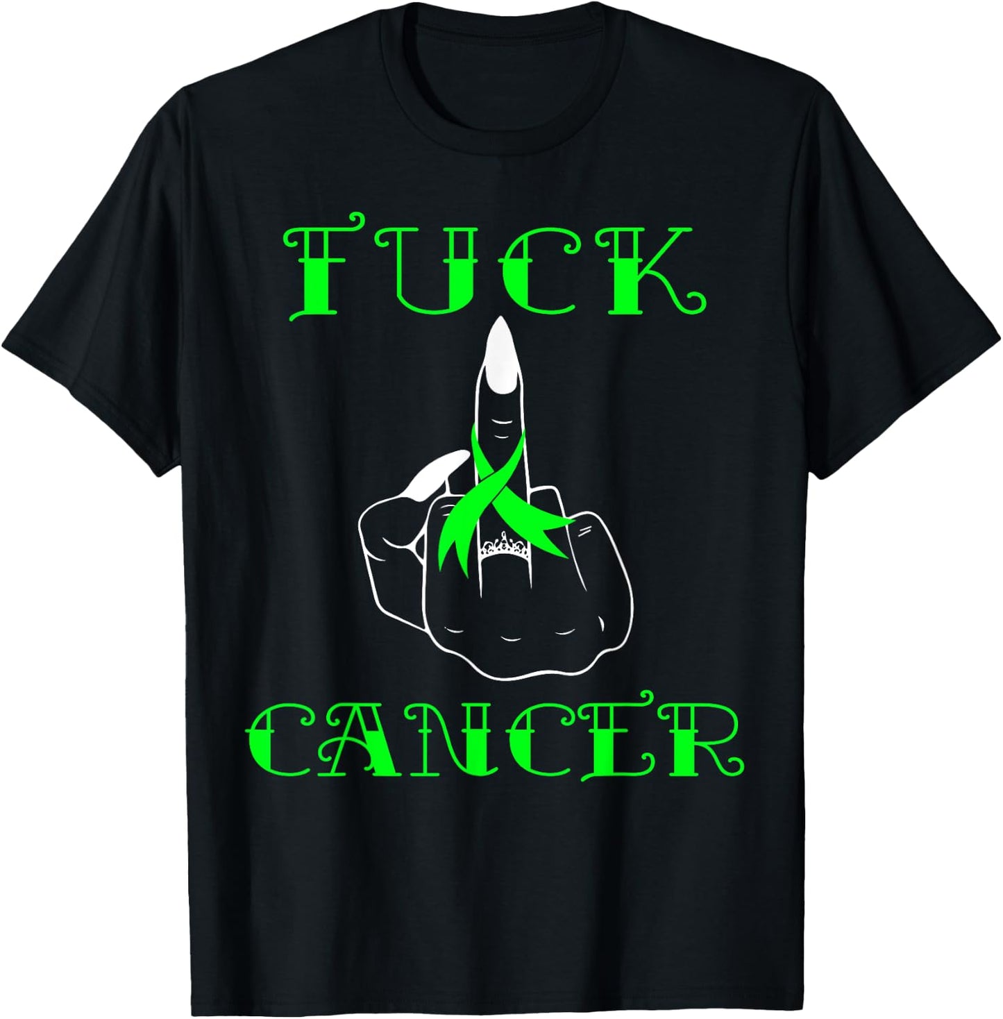 Fuck Cancer Tattoos Survivor Non-Hodgkin Lymphoma Cancer T-Shirt - T-Shirt | Black