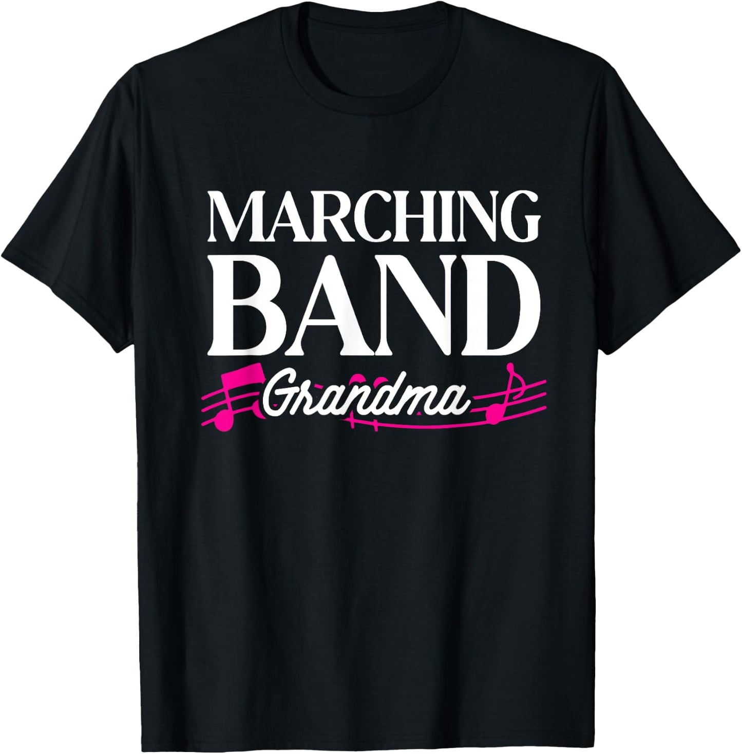Marching Band Grandma Grandmother Band Member Women T-Shirt - T-Shirt | Black