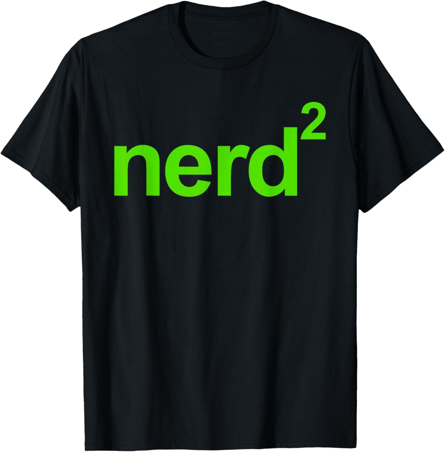 Nerd Squared - Technology Computer Programmer AI Smart T-Shirt - T-Shirt | Black