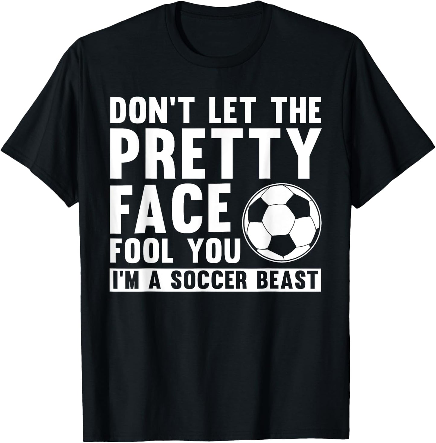 Cool Soccer Teen Girls Soccer Lover Player Sports T-Shirt - T-Shirt | Black