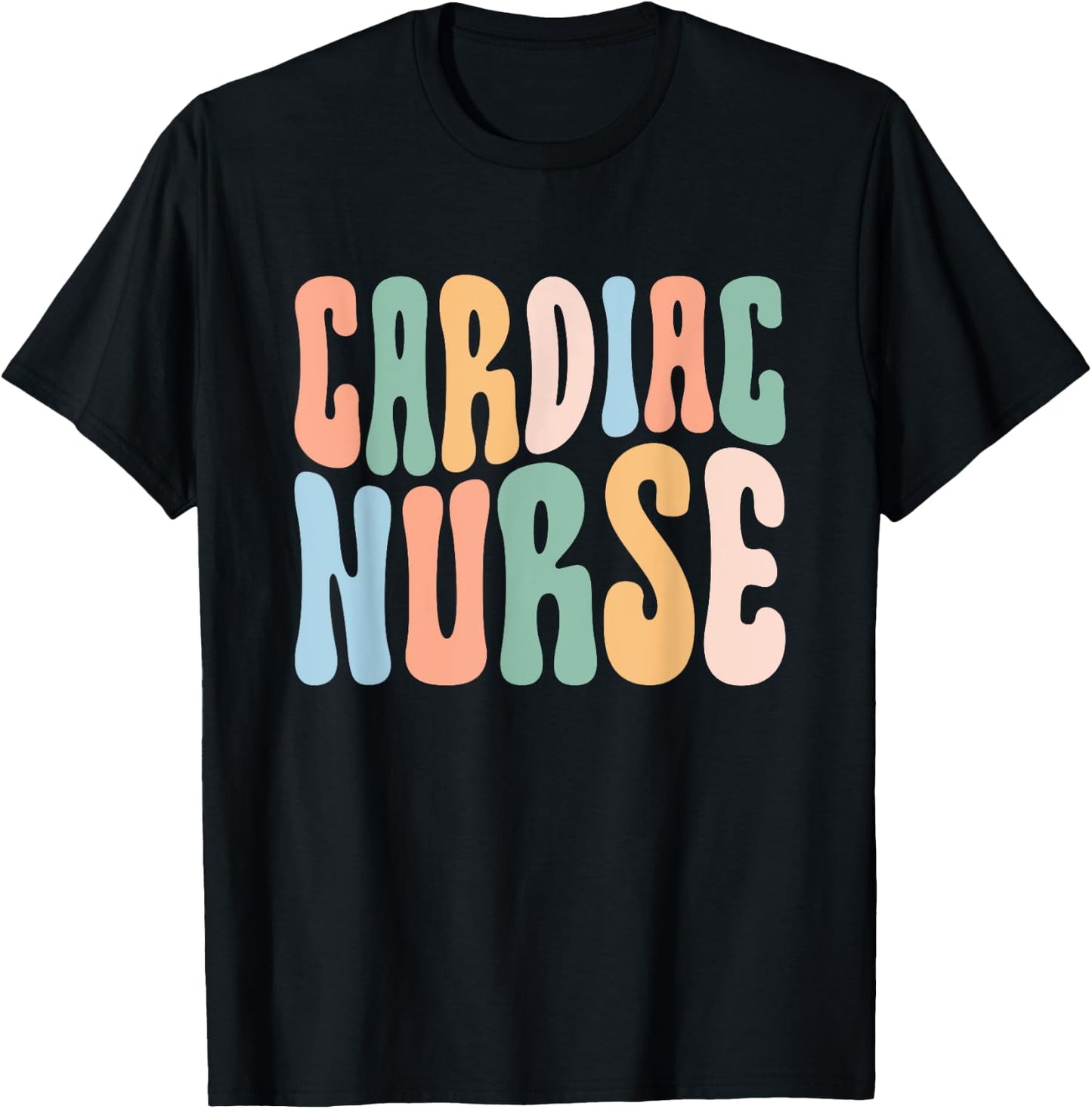 Cardiac Nurse Cardiovascular Nurse , Women's Nurse Themed, Black, Small, Short Sleeve, Classic Fit, -Adults T-Shirt - T-Shirt | Black