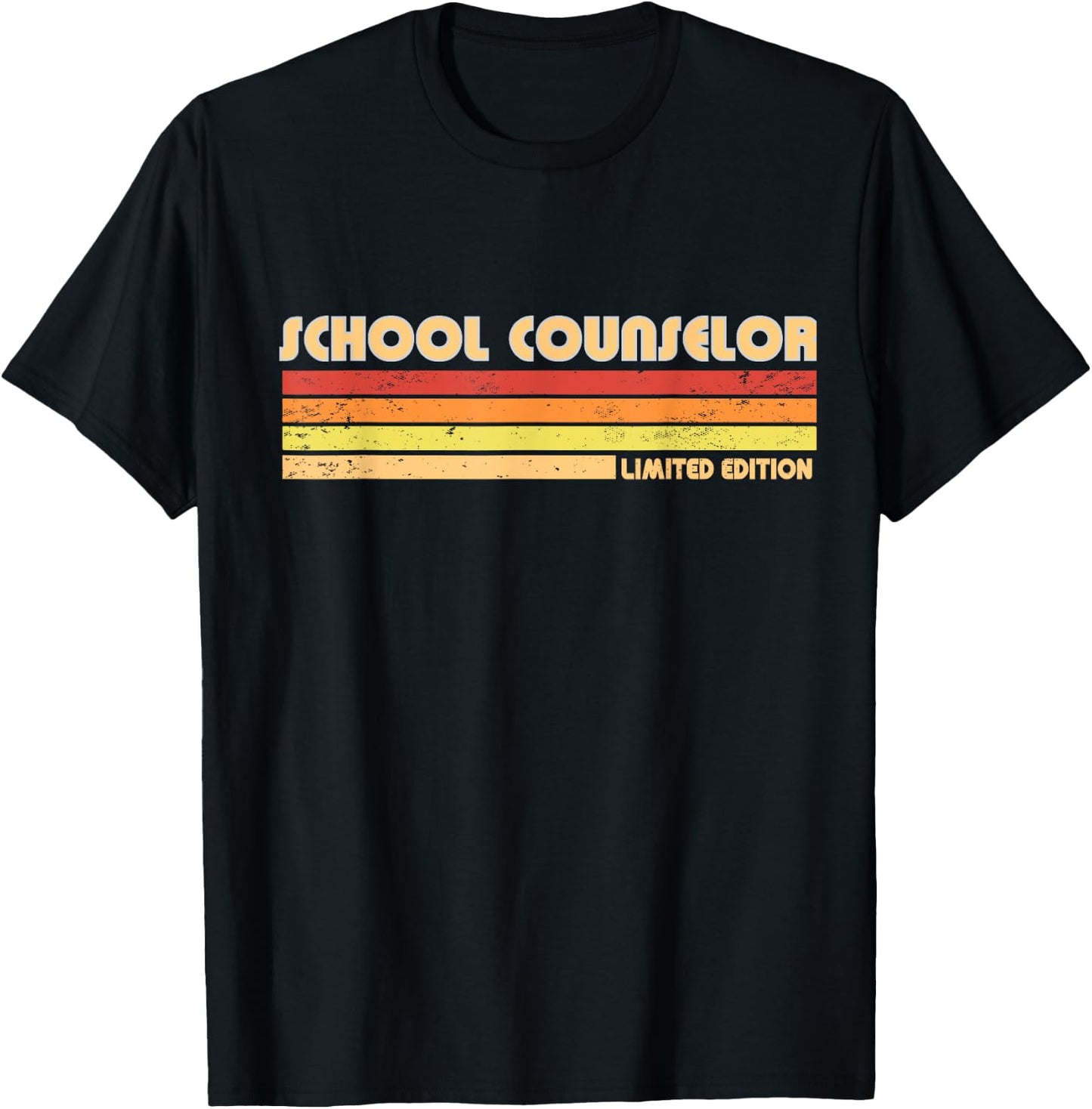 SCHOOL COUNSELOR Funny Personalized Profession Birthday Idea T-Shirt - T-Shirt | Black