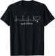 Funny Medical Atrial Fibrillation - Nurse Quit Fibbin T-Shirt - T-Shirt | Black