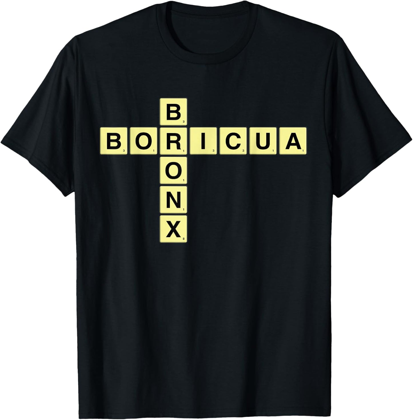 Bronx Boricua Nuyorican NY New York Puerto Rican Puzzle T-Shirt - T-Shirt | Black