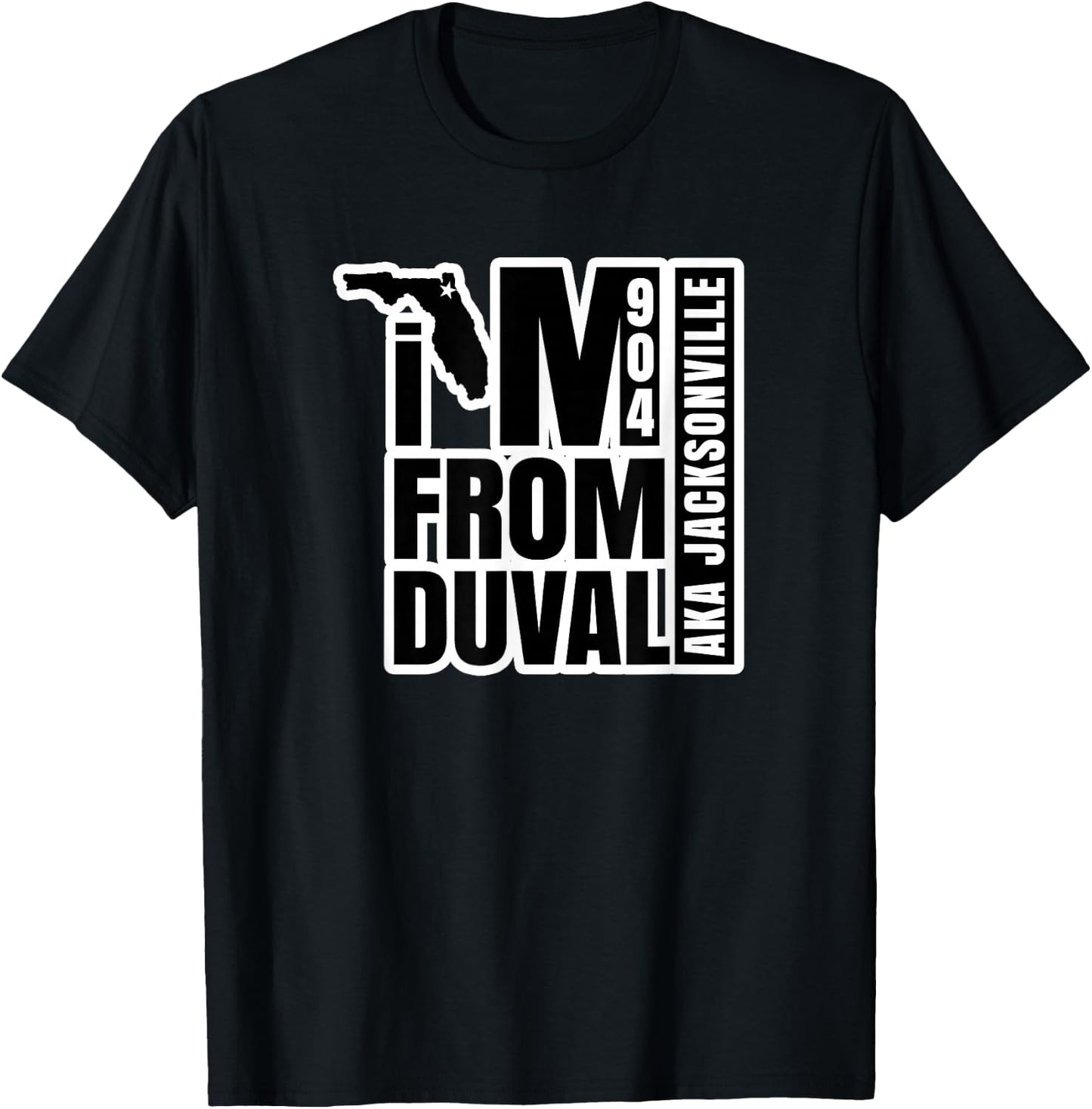 I'm From Duval aka Jacksonville T-Shirt - T-Shirt | Black
