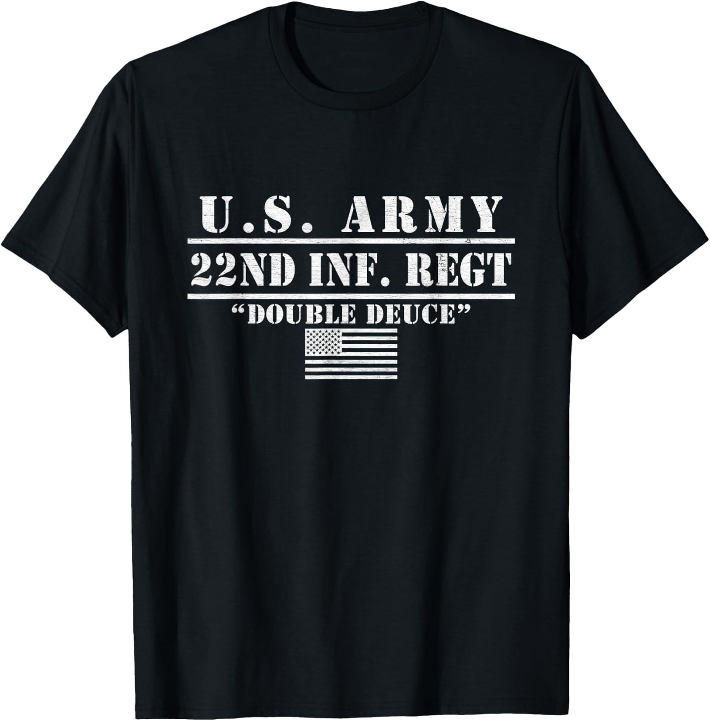 22nd Infantry Regiment Fort Drum New York 22nd Inf Regt T-Shirt - T-Shirt | Black