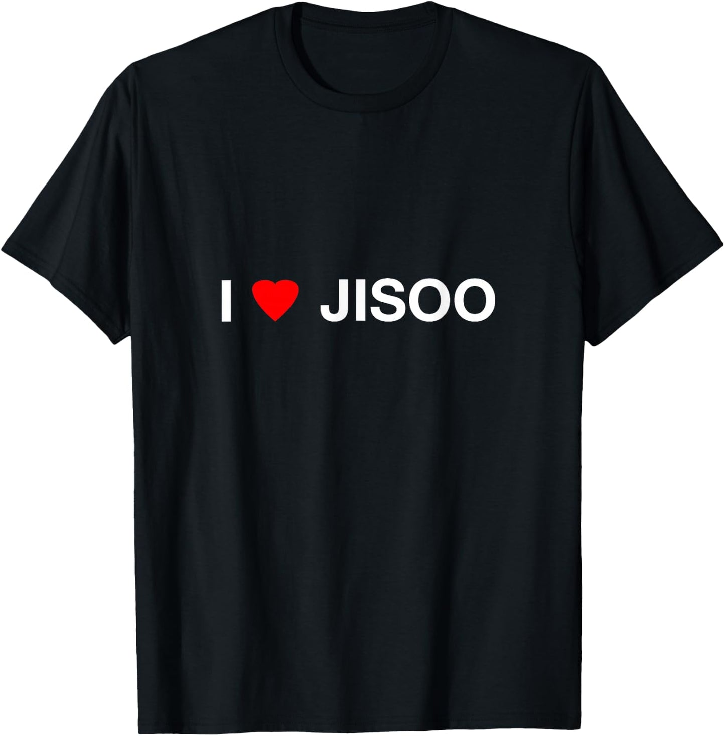 I Heart JISOO T-Shirt - T-Shirt | Black