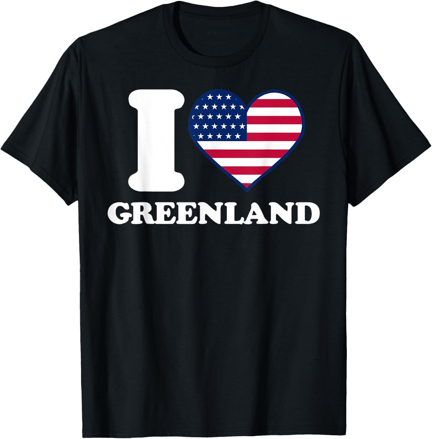 I love Greenland I heart Greenland T-Shirt - T-Shirt | Black