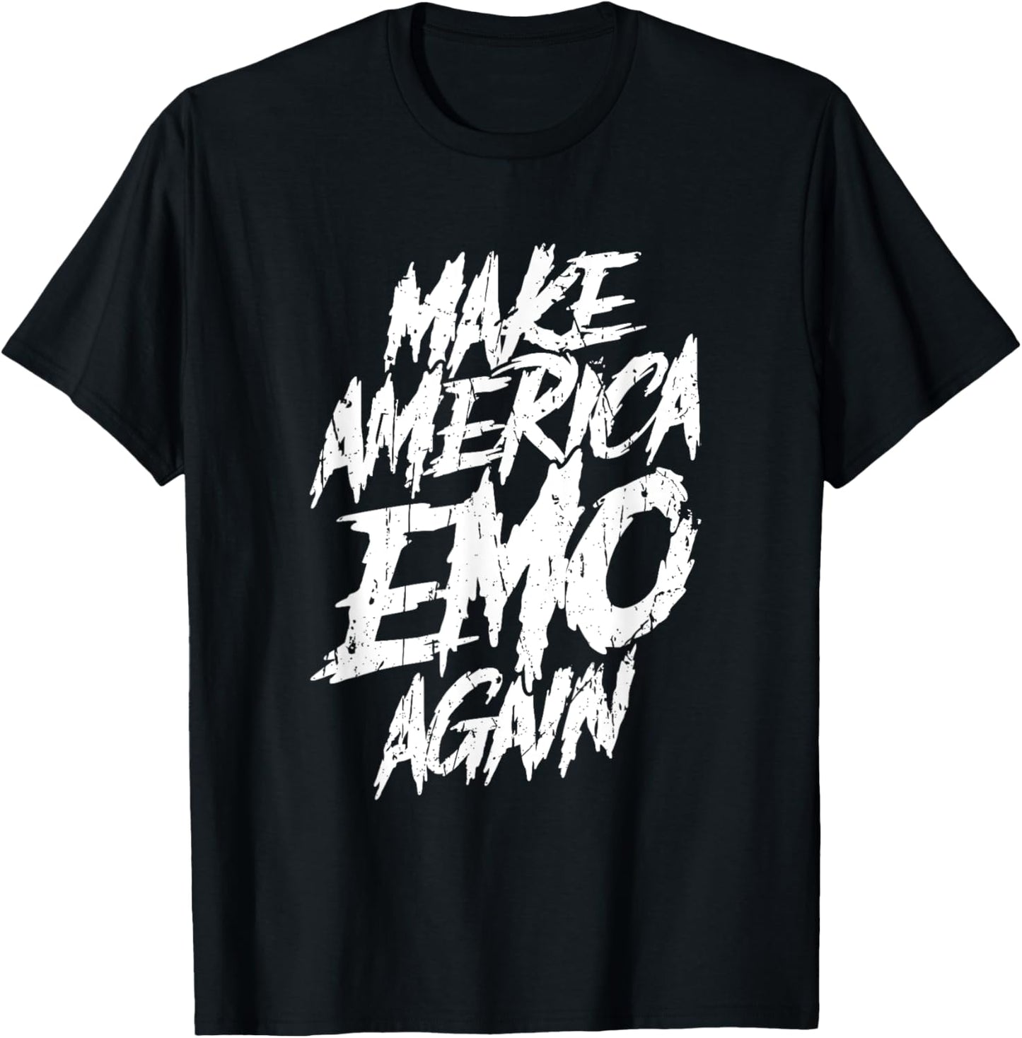 Make America Emo Again - Emo Culture T-Shirt - T-Shirt | Black