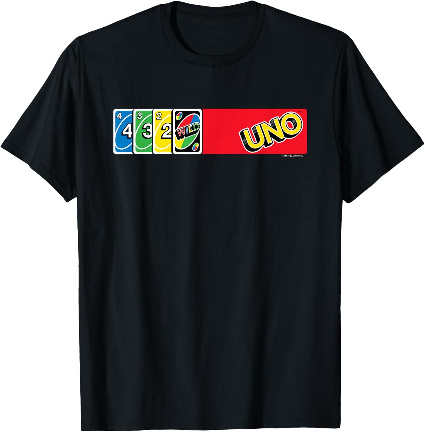 UNO - Card Spread T-Shirt - T-Shirt | Black