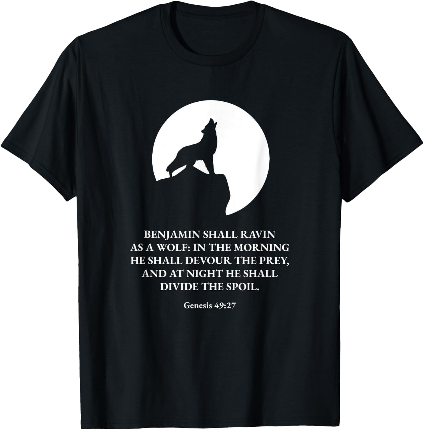 Proverbs Bible Study Genesis 49 27 T-Shirt - T-Shirt | Black