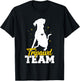 Tripawd Team Leg Amputee Dog Tripaw Dogs Tripod Dog Owners T-Shirt - T-Shirt | Black