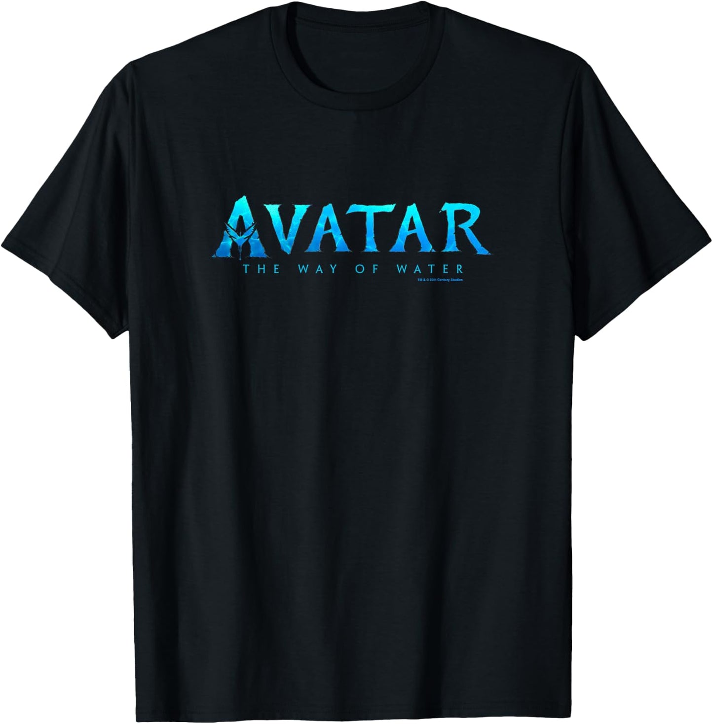 Avatar: The Way of Water Under Sea Watercolor Logo T-Shirt - T-Shirt | Black