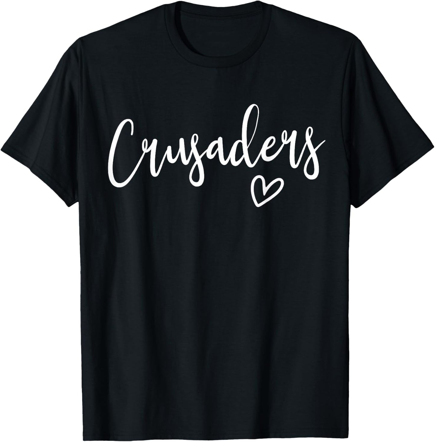 Crusaders School Crusaders Sports Team Women's Crusaders T-Shirt - T-Shirt | Black