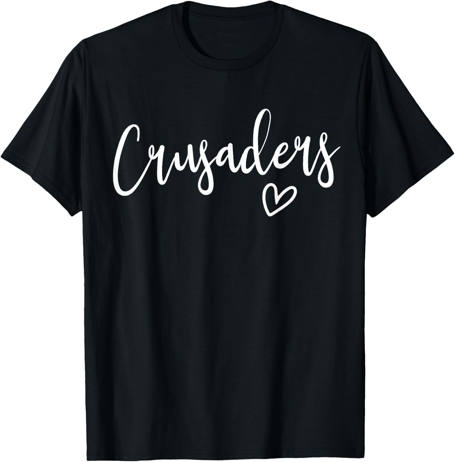 Crusaders School Crusaders Sports Team Women's Crusaders T-Shirt - T-Shirt | Black