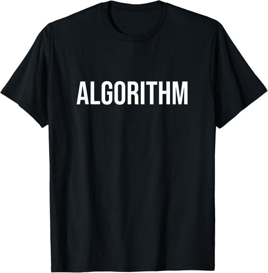 Algorithm T-Shirt - T-Shirt | Black