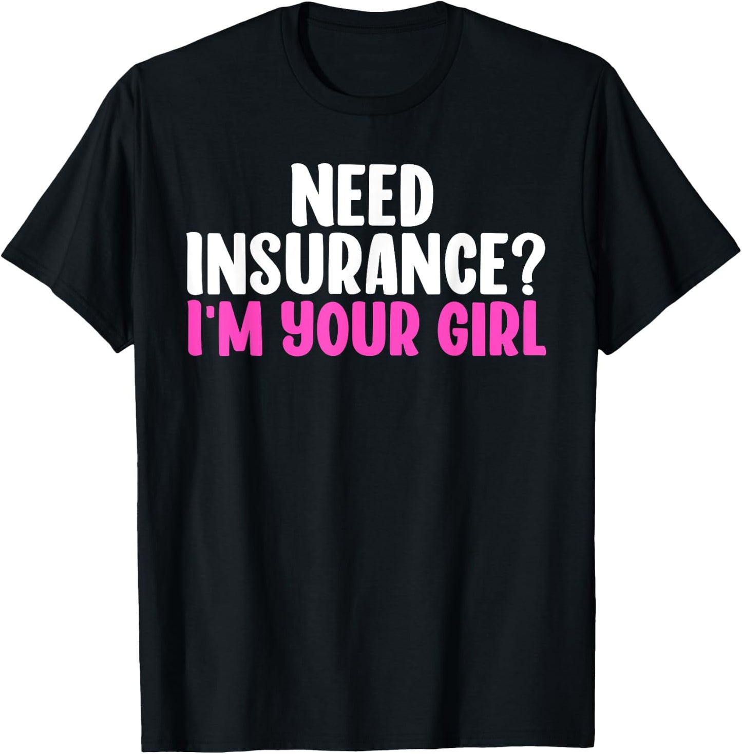 Best Insurance Broker Design Girls Insurance Agent T-Shirt - T-Shirt | Black