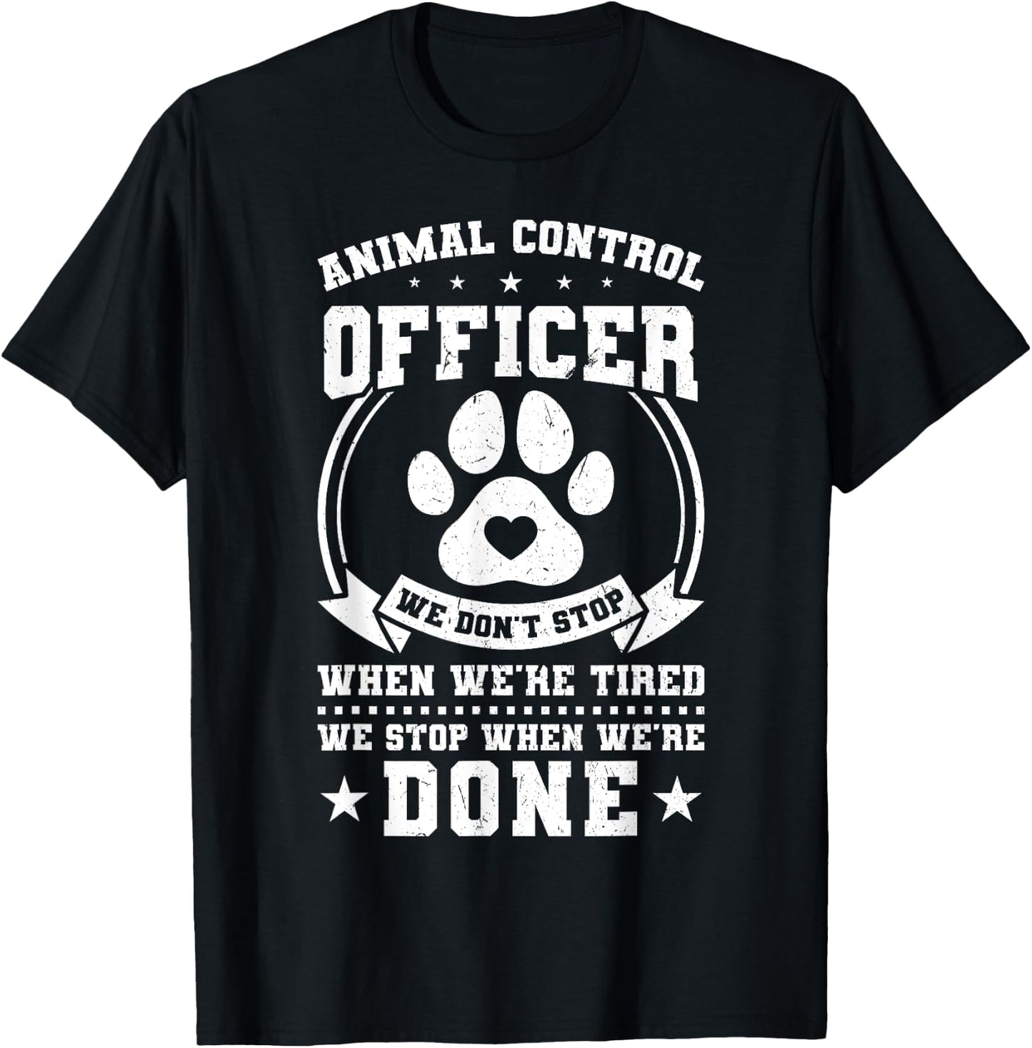 Animal Control Officer T-Shirt - T-Shirt | Black