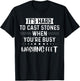 It's Hard To Cast Stones If You Are Busy Washing Feet T-Shirt - T-Shirt | Black