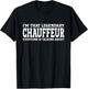 Chauffeur Job Title Employee Funny Worker Chauffeur T-Shirt - T-Shirt | Black
