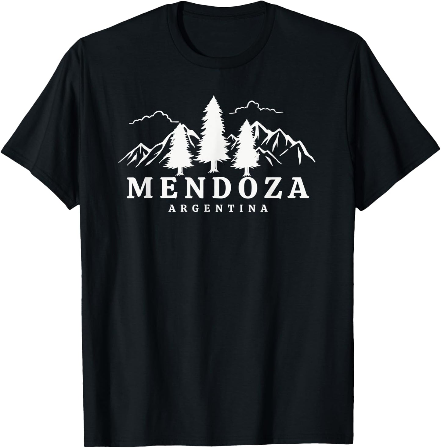 Mendoza Argentina Mountains T-Shirt - T-Shirt | Black