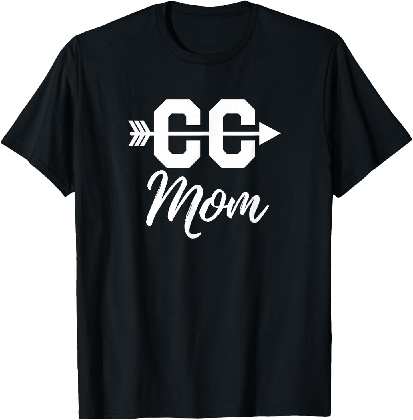 Cross Country Mom - XC Logo Running Fan T-Shirt - T-Shirt | Black
