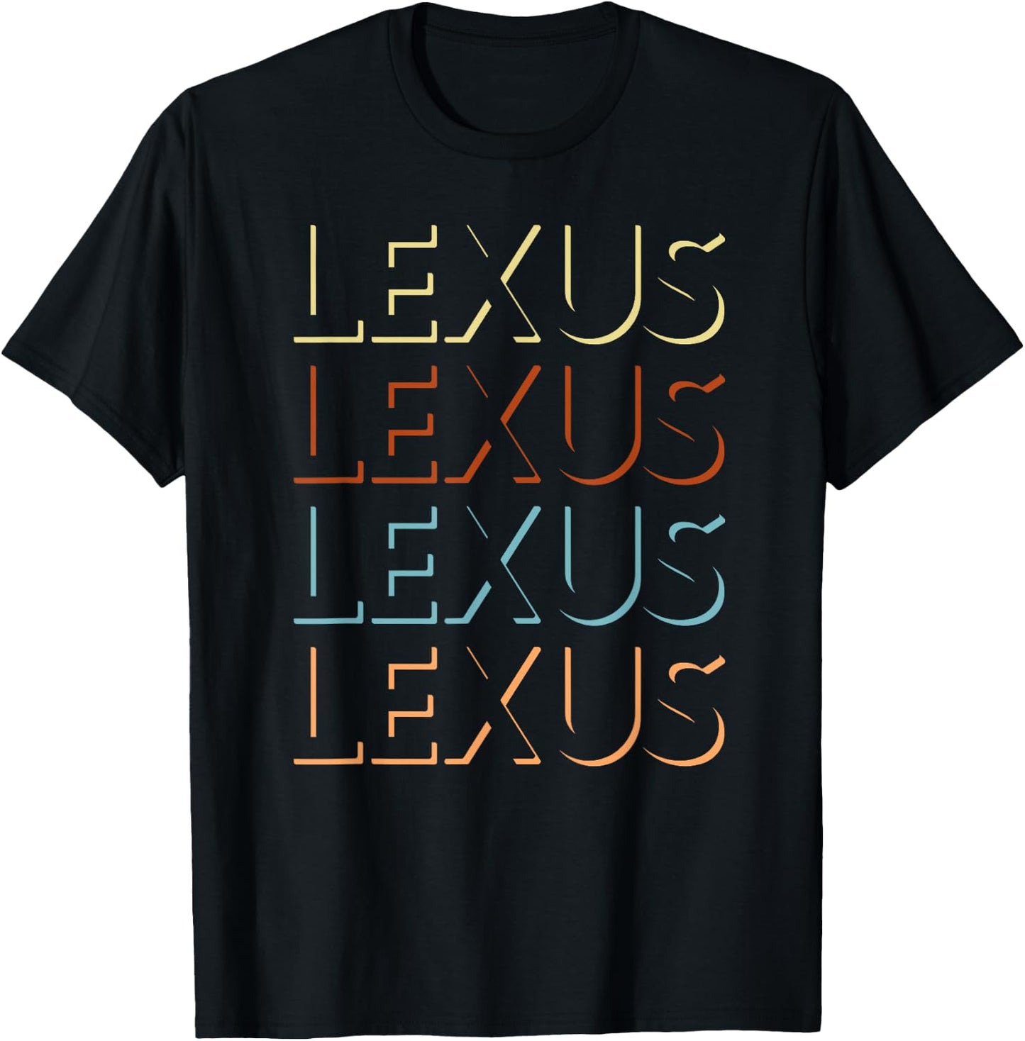 Lexus First Name My Personalized Named T-Shirt - T-Shirt | Black