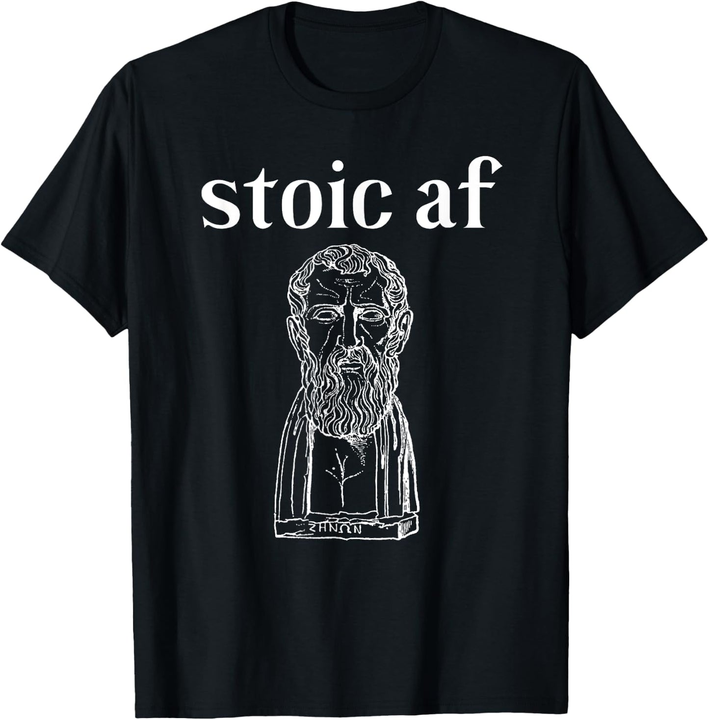 Cicero stoic af Roman Stoicism Gift, Ancient Philosophy Joke T-Shirt - T-Shirt | Black