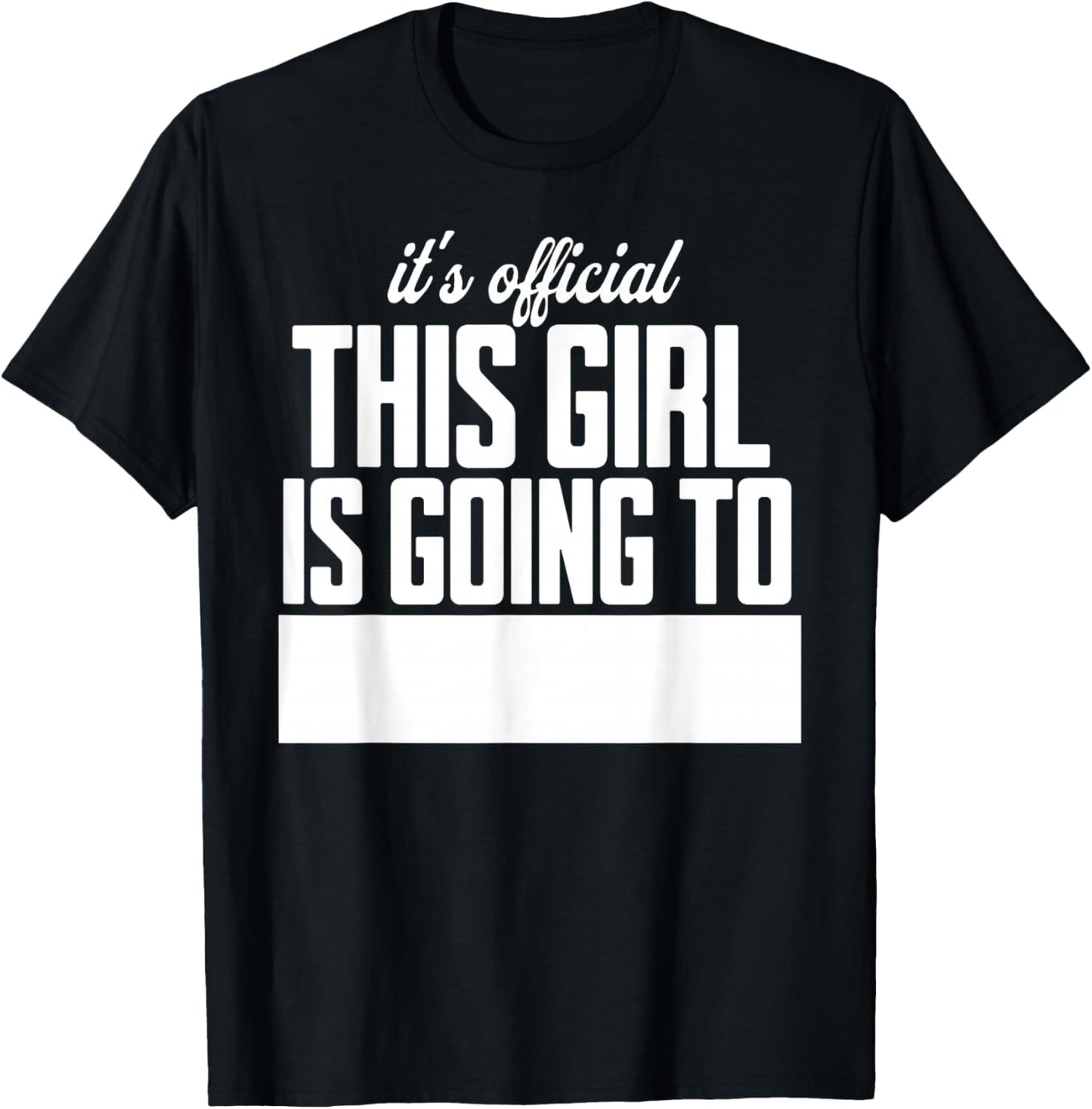 College Decision Day College Reveal Party Acceptance Student T-Shirt - T-Shirt | Black