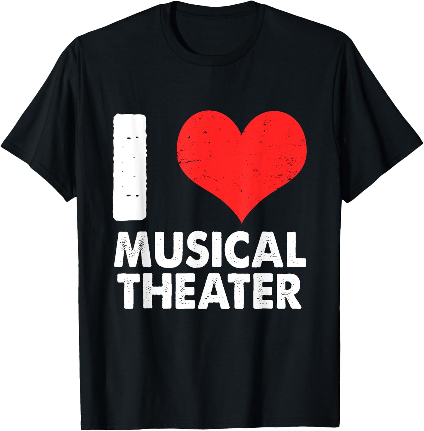 I Heart Musical Theatre Broadway Drama Musical Theater T-Shirt - T-Shirt | Black