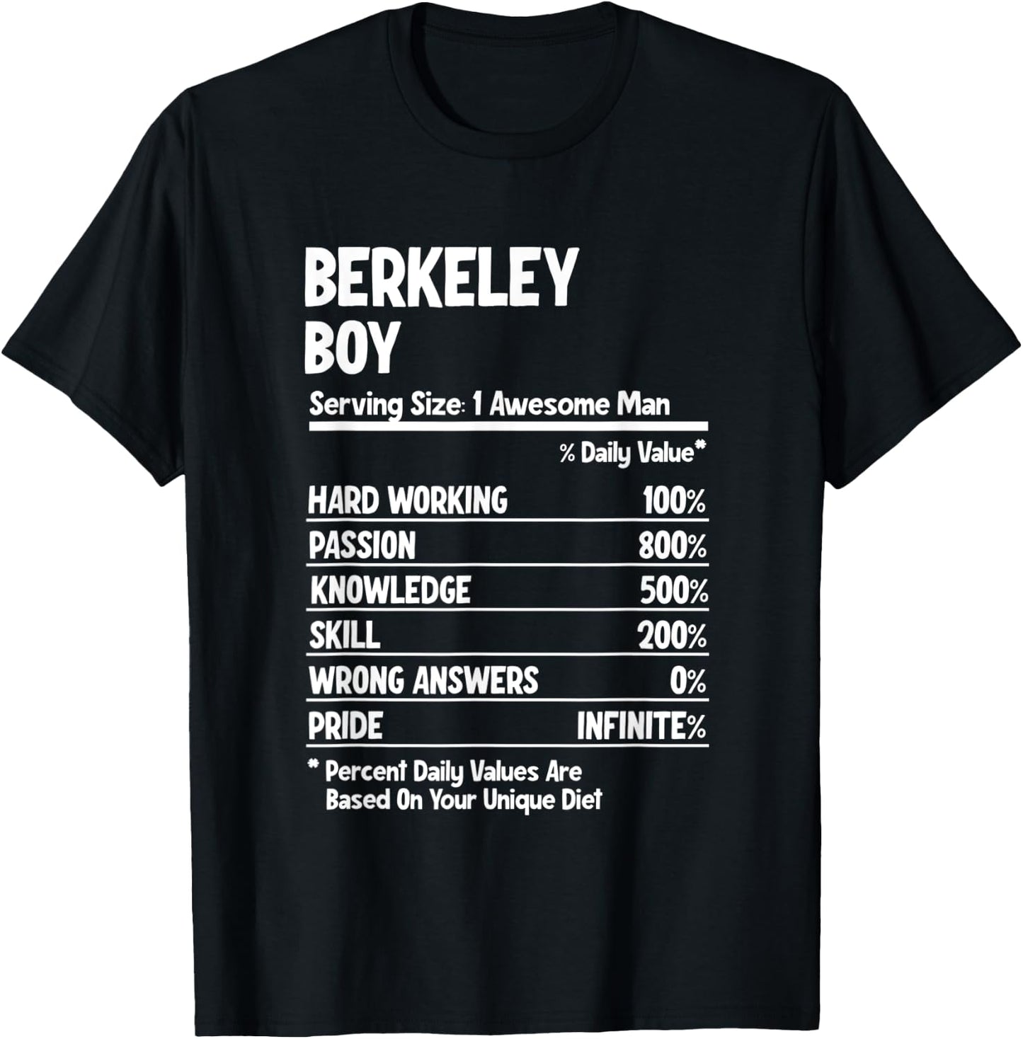 Boy from Berkeley T-Shirt - T-Shirt | Black