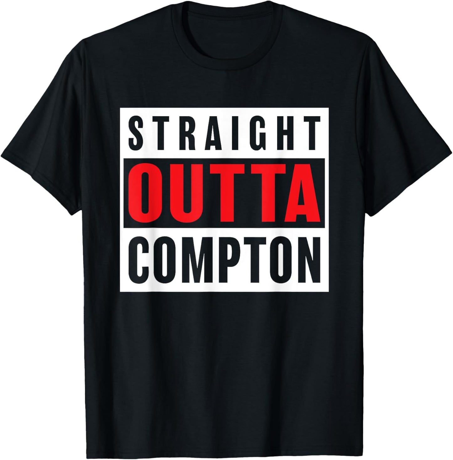 Straight Out Of Compton T-Shirt - T-Shirt | Black