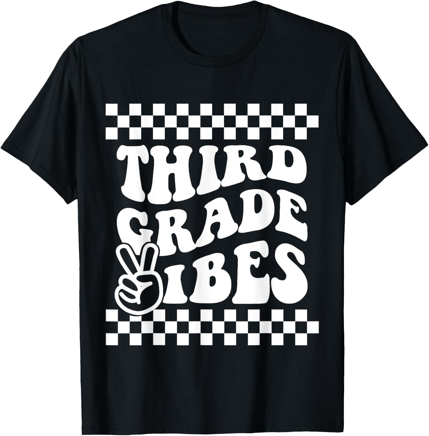 First Day of Third Grade Vibes Girls Back to School Boys T-Shirt - T-Shirt | Black