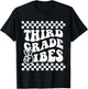 First Day of Third Grade Vibes Girls Back to School Boys T-Shirt - T-Shirt | Black