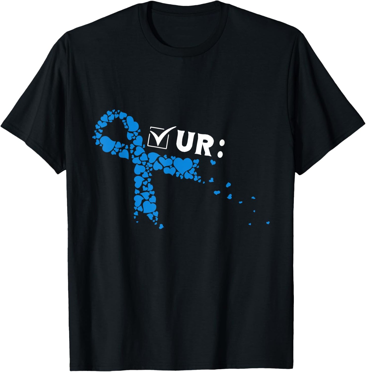 Check Your Colon Colonoscopies Colon Cancer Awareness T-Shirt - T-Shirt | Black