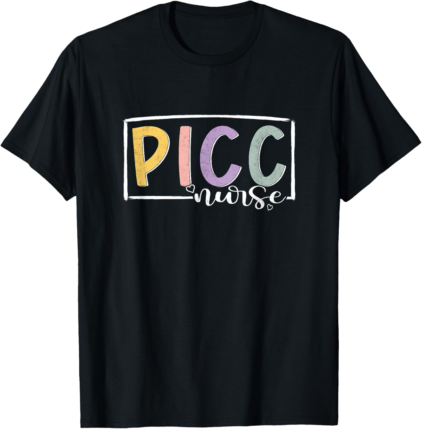PICC Nurse Vascular Access Nurse Appreciation Nursing T-Shirt - T-Shirt | Black