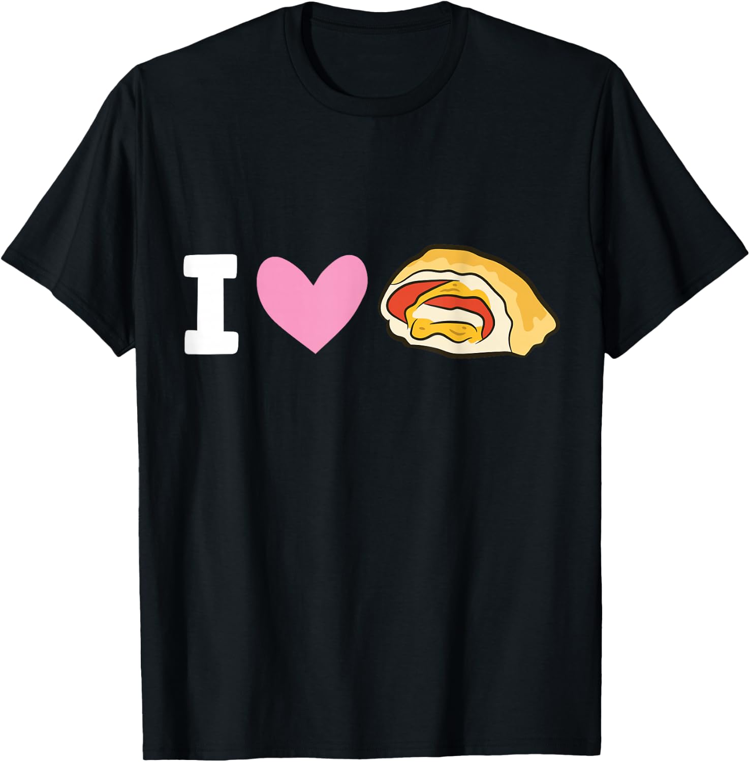 I Love Pizza Rolls T-Shirt - T-Shirt | Black