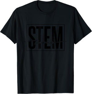 Stem Teacher, Science Technology Engineering Math Teachers T-Shirt - T-Shirt | Black