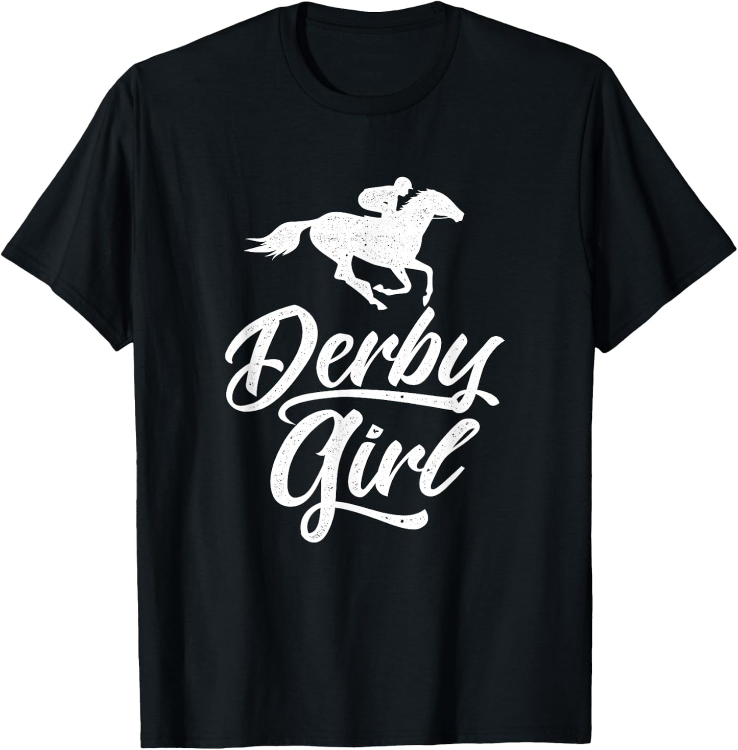 Funny Derby Day, Derby Girl, Kentucky horse racing, women T-Shirt - T-Shirt | Black