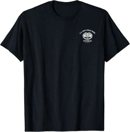U.S Army Combat Medic Veteran Medical Military T-Shirt - T-Shirt | Black
