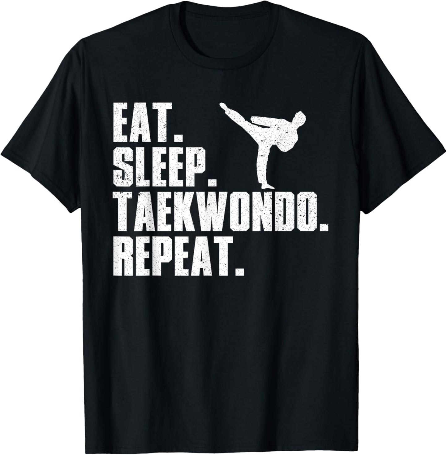 Funny Taekwondo Design For Boys Girls Tae Kwon Do Fighters T-Shirt - T-Shirt | Black