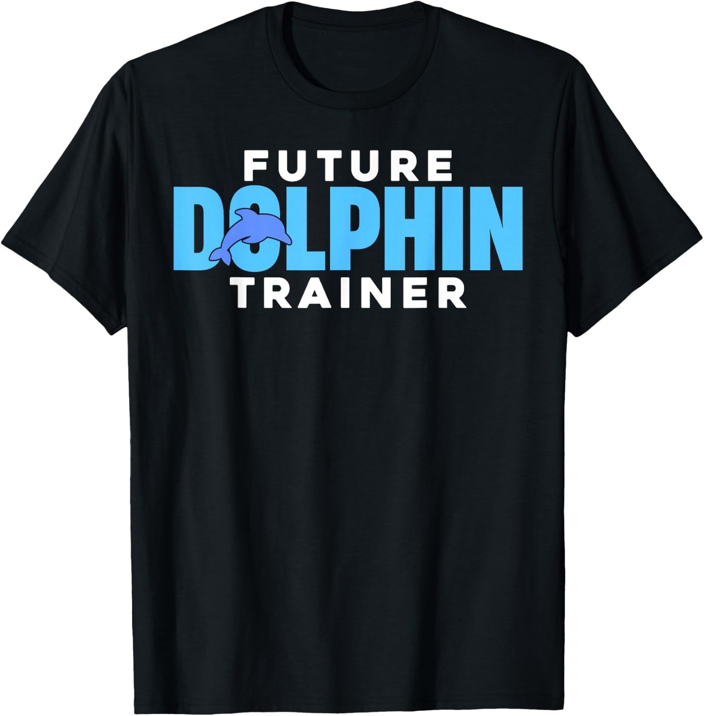 Future Dolphin Trainer - Sea Ocean Animal Trainer Kids T-Shirt - T-Shirt | Black