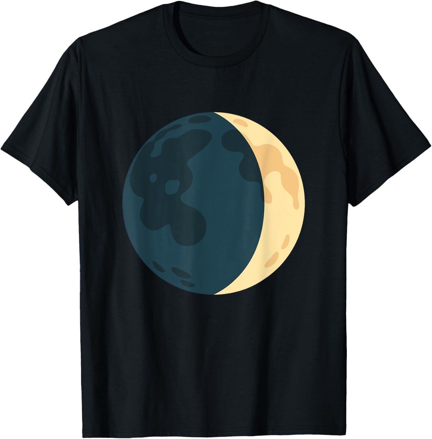 Waxing Crescent Moon Symbol Costume T-Shirt - T-Shirt | Black