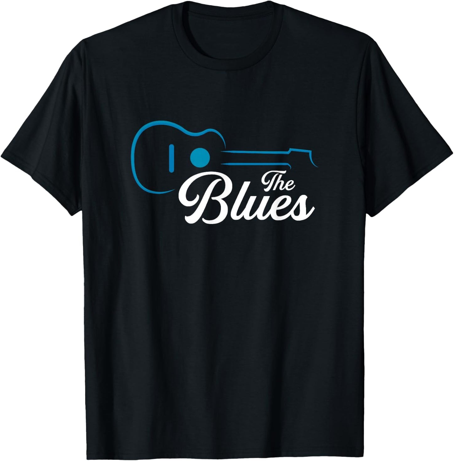 The Blues | American Folk Music | Guitar Musician T-Shirt - T-Shirt | Black