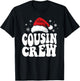 Christmas Squad Family Cousin Crew Pajamas For Kids T-Shirt - T-Shirt | Black