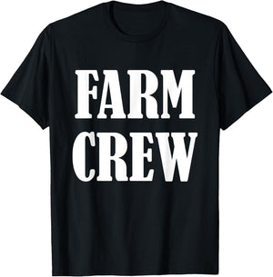 Farm Staff Uniform Farmers Design - Farm Crew T-Shirt - T-Shirt | Black